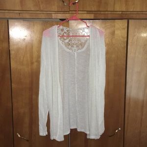 White Cardigan